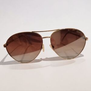 Quay "Just Sayin" Aviator Sunglasses